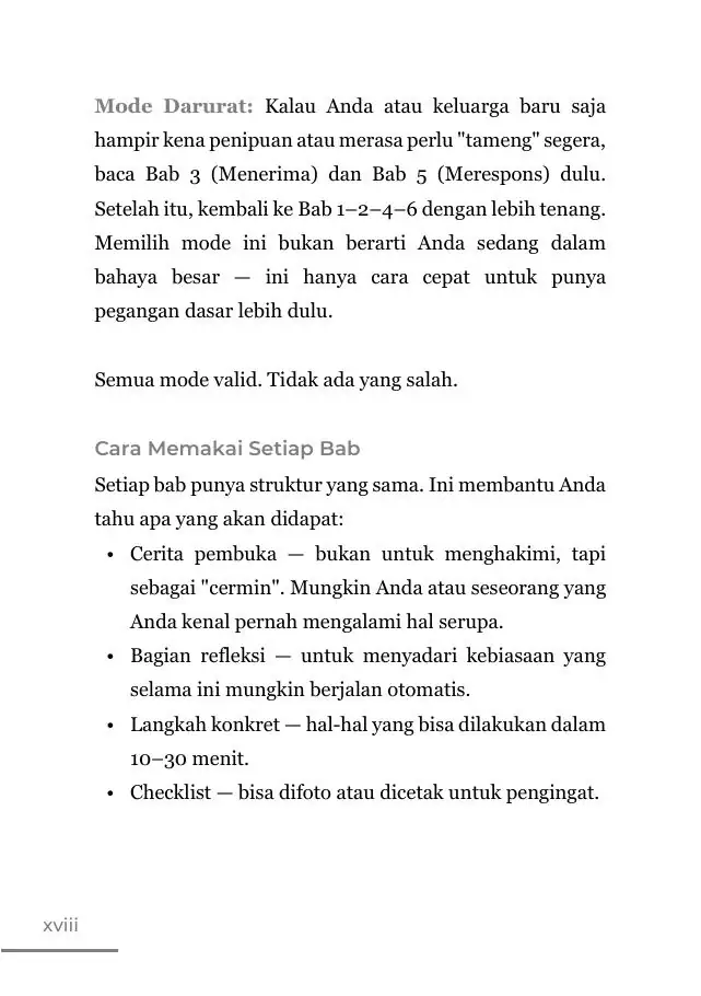 Cuplikan buku Cara Pakai Buku