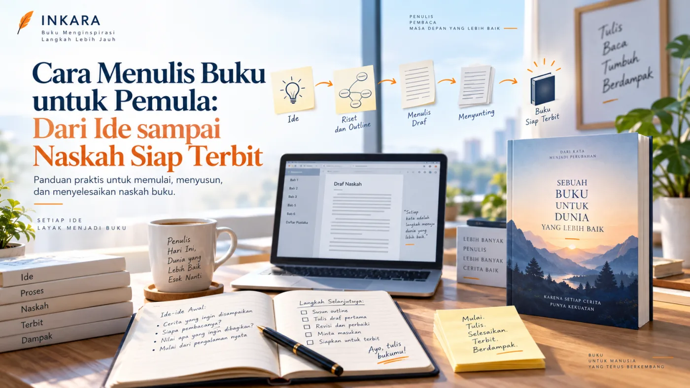 Cara Menulis Buku untuk Pemula: Dari Ide sampai Naskah Siap Terbit
