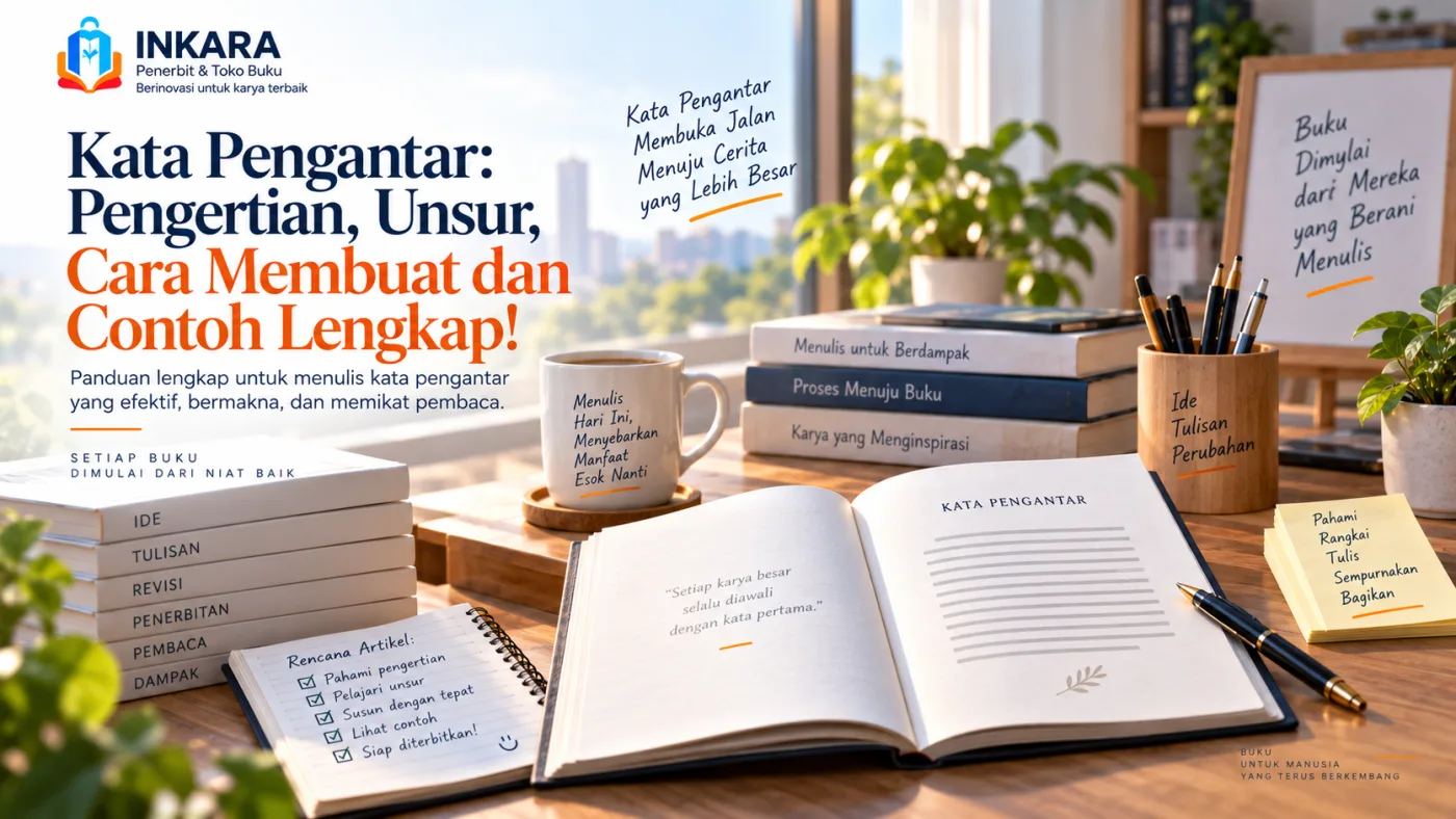 Gambar artikel: Kata Pengantar: Pengertian, Unsur, Cara Membuat dan Contoh Lengkap!