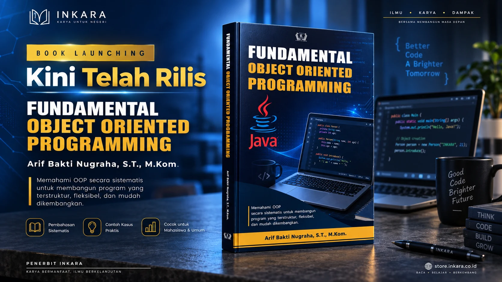 Resmi Rilis! Fundamental Object Oriented Programming: Belajar OOP Java Secara Sistematis dan Praktis